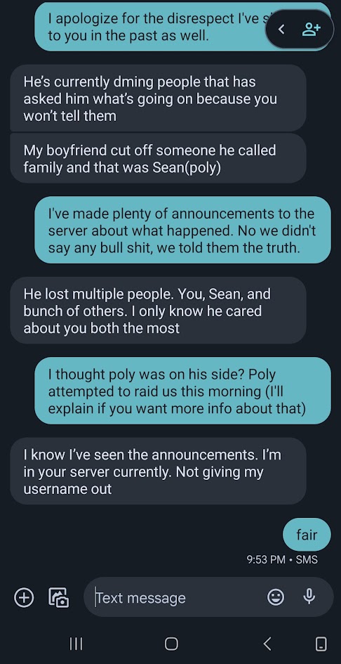 Texts between Heather and Dylan on June 4, 2023. We are unable to provide any further context to these messages.