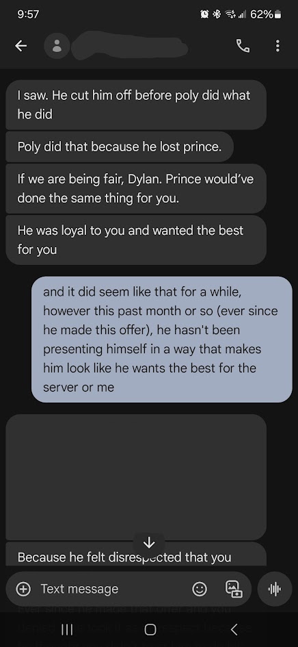 Texts between Heather and Dylan on June 4, 2023. We are unable to provide any further context to these messages.