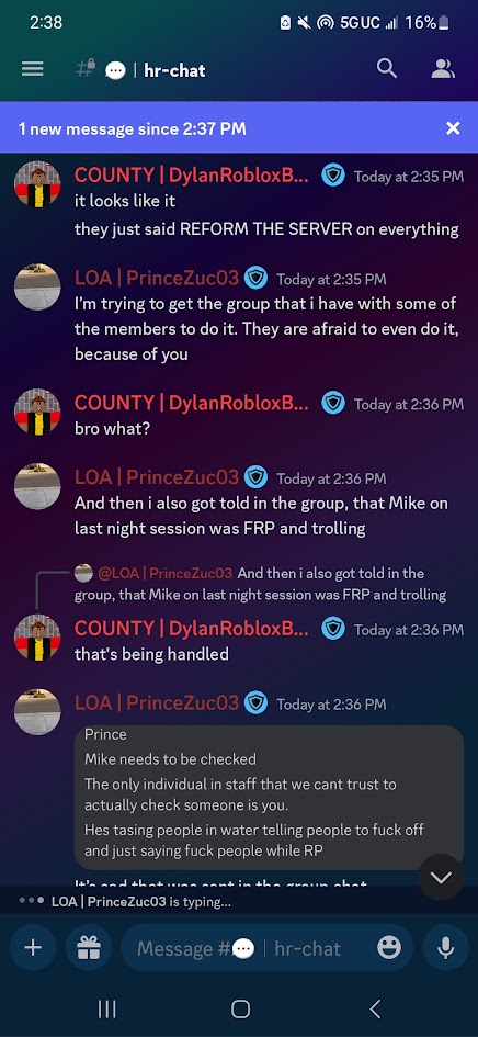 A portion discussion held in CSR's HR Chat channel on June 3, 2023. Retrieved 3/30/2025.