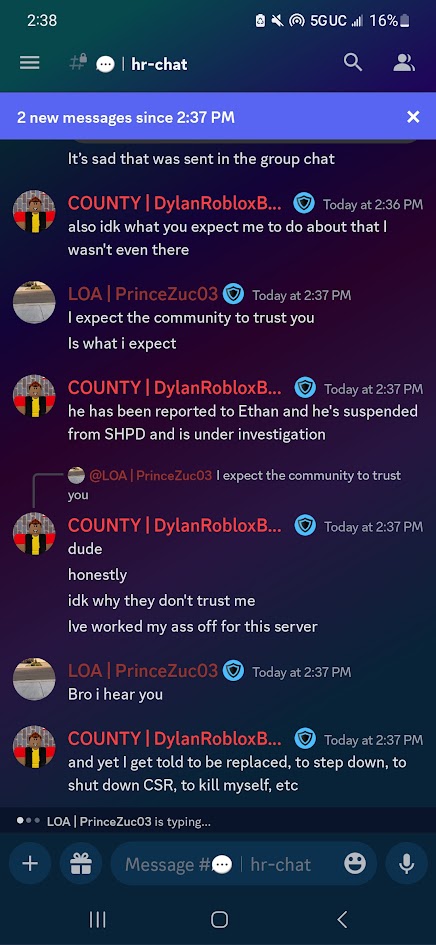 A portion discussion held in CSR's HR Chat channel on June 3, 2023. Retrieved 3/30/2025.