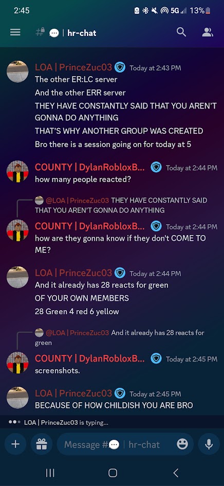 A portion discussion held in CSR's HR Chat channel on June 3, 2023. Retrieved 3/30/2025.