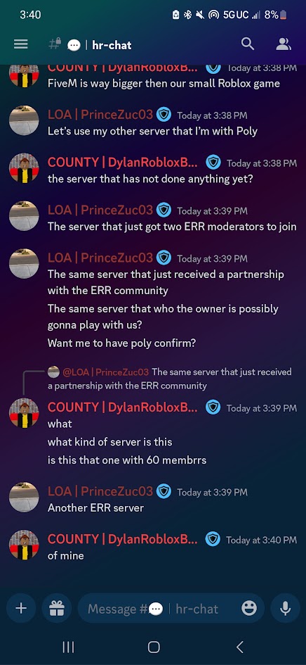 A portion discussion held in CSR's HR Chat channel on June 3, 2023. Retrieved 3/30/2025.